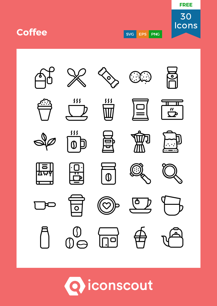 735x1034 Coffee Free Icon Pack
