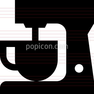 400x400 Coffee Maker With Cup Vector Icon