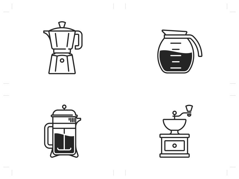 800x600 The Good Stuff Is Never Instant Icon Design Coffee Icon