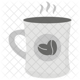 256x256 Coffee Mug Icon Of Flat Style