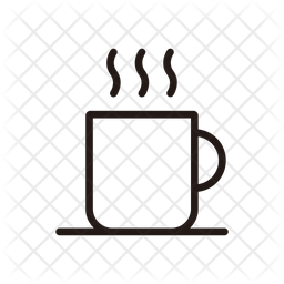 256x256 Coffee Mug Icon Of Line Style