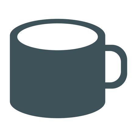 450x450 Vector Illustration Of Gray Coffee Cup Icon Freestock Icons