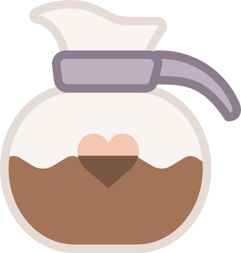 487x512 Coffee, Pot, Heart Icon Free Of The Free Barista And Coffee Lover