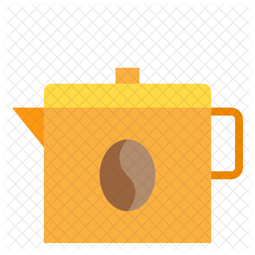 512x512 Coffee Pot Icon Of Flat Style