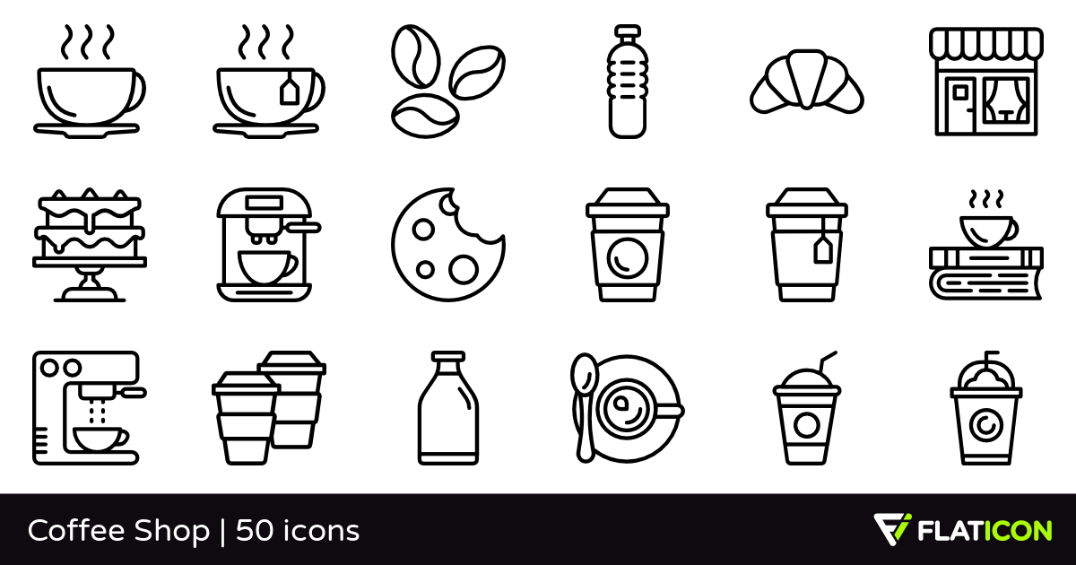 1200x630 Coffee Shop Free Icons