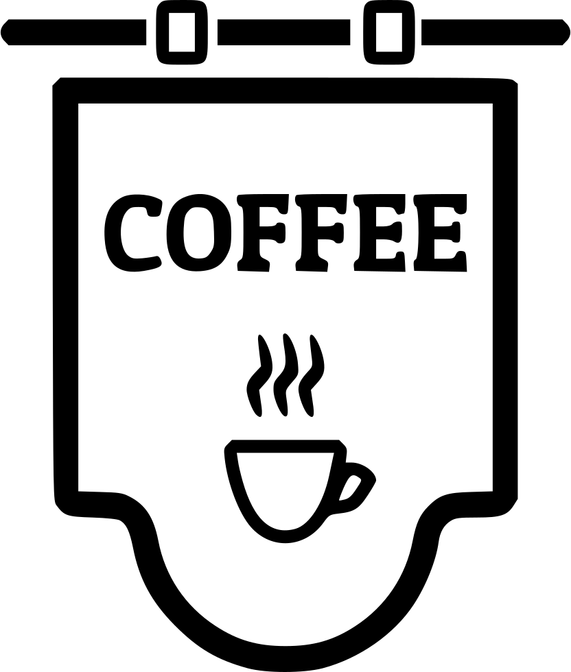 832x980 Coffee Shop Sign Png Icon Free Download