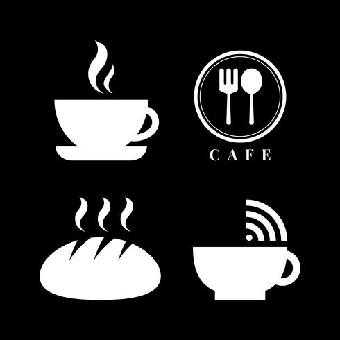 490x490 Coffee Shop Icon Vector Set