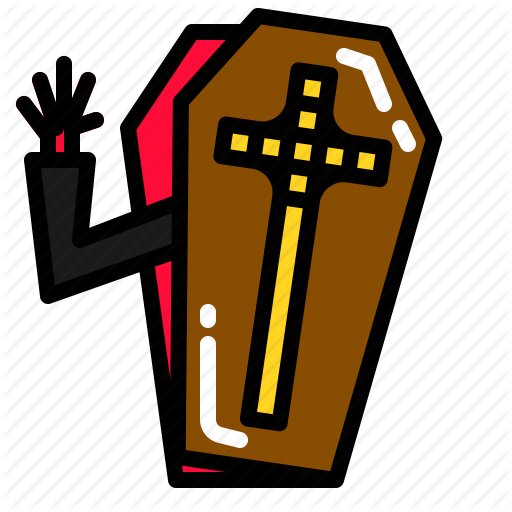 512x512 Casket, Coffin, Death, Funeral, Graveyard Icon