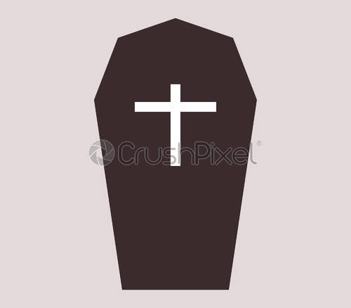500x438 Dead Coffn, Stock Vector Crushpixel