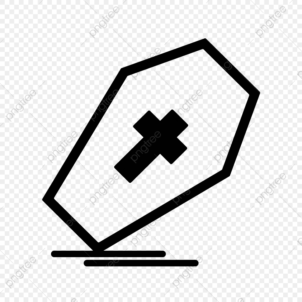 1024x1024 Vector Coffn, Coffin, Dead, Illustration Png And Vector