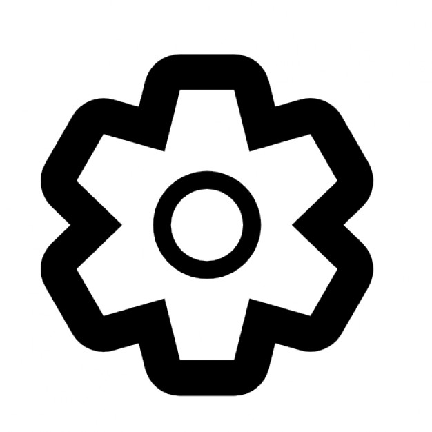 626x626 Small Cog Outline Icons Free Download