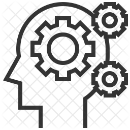256x256 Cognitive Icon Of Line Style