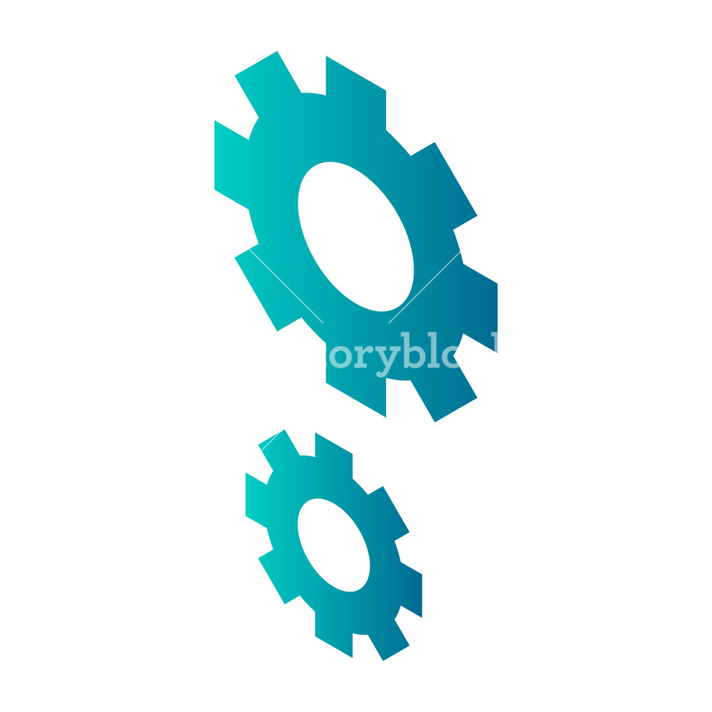 1000x1000 Cogwheel Icon Isometric Of Cogwheel Vector Icon For Web Design