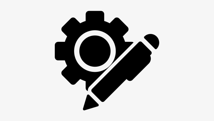 820x463 Cogwheel And Pen Vector