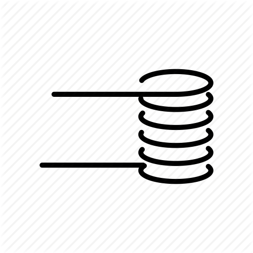 512x512 Coil, Electronic Cigarette, Kanthal, Spiral, Vape, Vaping Icon