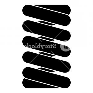 300x300 Coil Spring Icon Set Flat Catchsplace