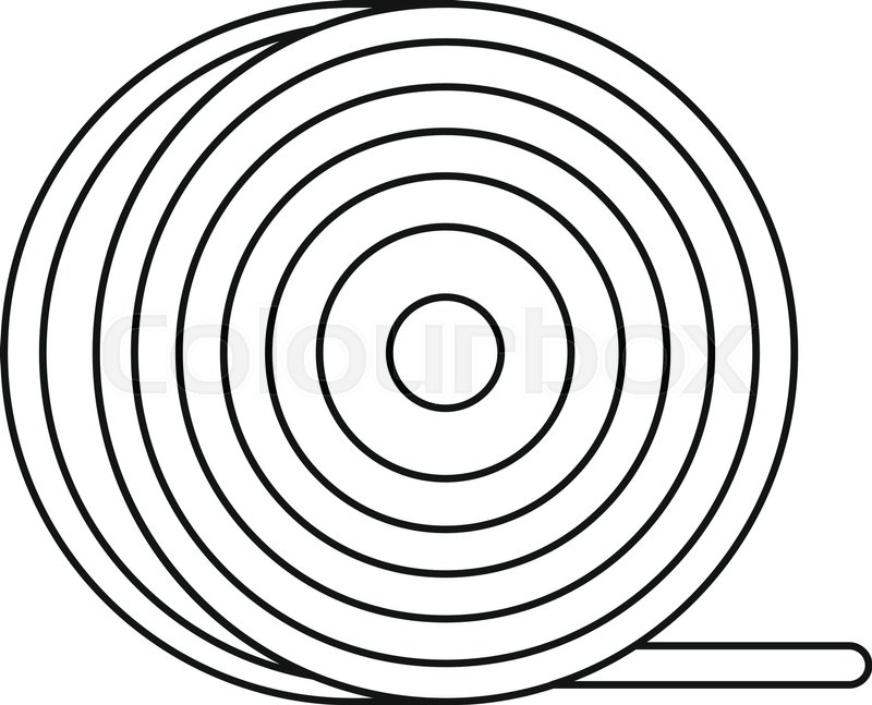 800x647 Abs Or Pla Filament Coil Icon In Stock Vector Colourbox