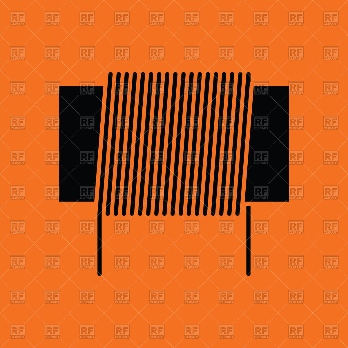 1200x1200 Inductor Coil Icon Vector Image Of Signs, Symbols, Maps Angelp