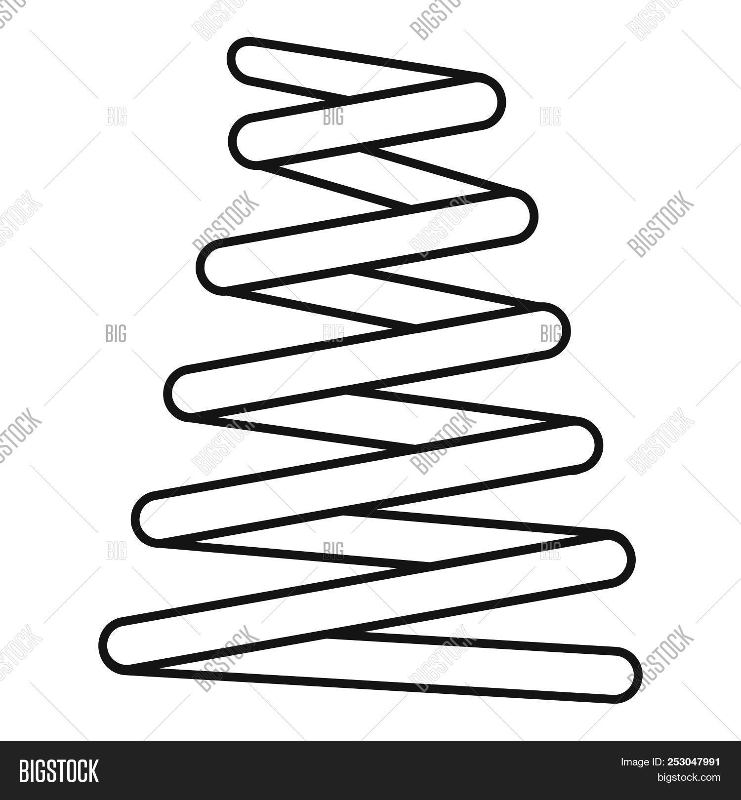 1500x1620 Metal Spring Coil Icon Outline Metal Spring Coil Icon For Web