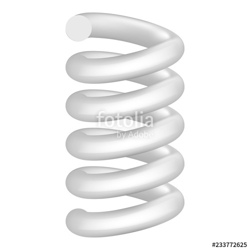 500x500 Coil Spring Icon Realistic Illustration Of Coil Spring Vector