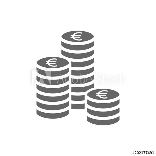 Euro Coin Stack Icon Coins Stacks Icon, Pile Of Euros Coins 500x500 Euro Coin Stack Icon Coins Stacks Icon, Pile Of Euros Coins