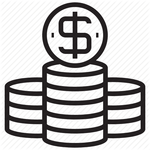 512x512 Coin, Stack Icon