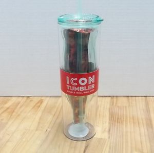 300x299 Coca Cola Coke Icon Tumbler Double Wall Insulated Wstraw Bottle