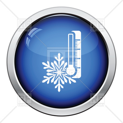 Winter Cold Icon, Thermometer And Snowflake Vector Image Of Icons 400x400 Winter Cold Icon, Thermometer And Snowflake Vector Image Of Icons