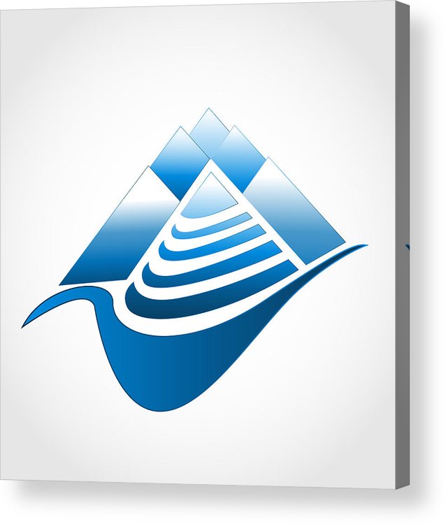 635x750 Blue Mountan, Cold Weather Terrain Acrylic Print