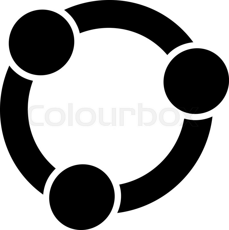 799x800 Collaboration Vector Icon Style Is Stock Vector Colourbox