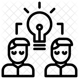 256x256 Collaborate Icon Of Line Style