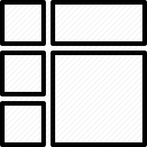 512x512 Collage, Frame, Interface, Layout Icon