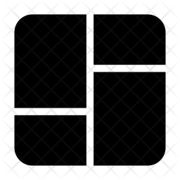 256x256 Collage Icon Of Glyph Style