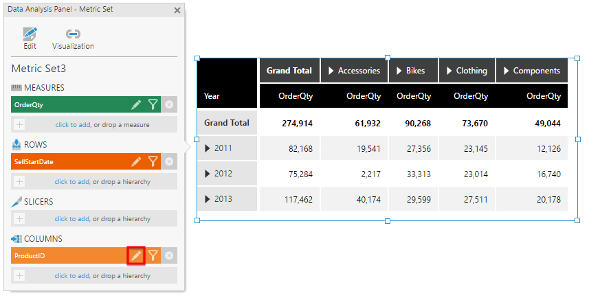 857x434 Expand And Collapse Hierarchy Members Analyze Data