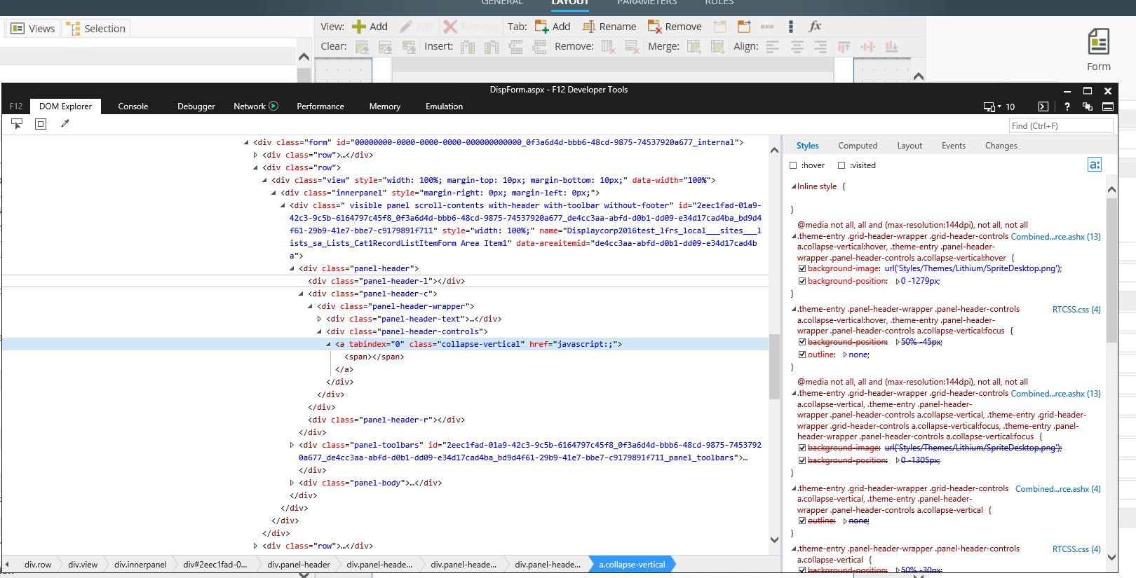 1620x825 Solved Panel Collapse Icon