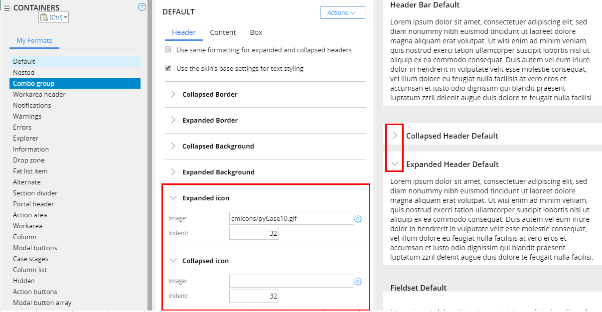 1208x626 Changing Container Expand Collapse Icons In Skin Not Working Pega