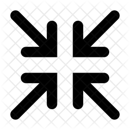 256x256 Collapse Icon Of Glyph Style
