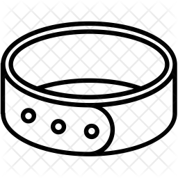 256x256 Dog Collar Icon Of Line Style