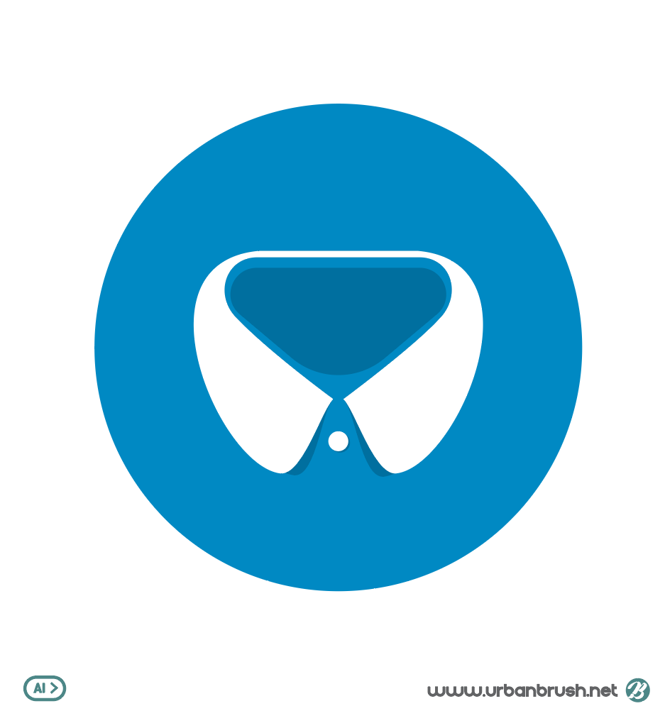 937x995 Cloth Collar Icon Illustration Free Vector Download