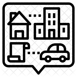 256x256 Collateral Icon Of Line Style