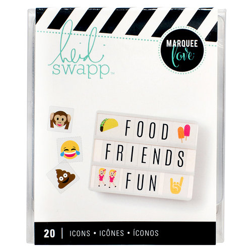 500x500 Heidi Swapp Lightbox Emojis Icon Inserts