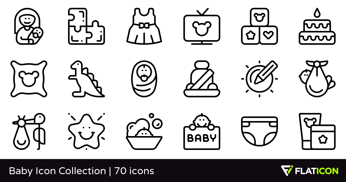 1200x630 Baby Icon Collection Free Icons