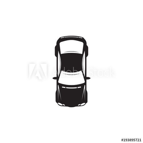 500x500 Sport Car Icon Element Of Transport View From Above Icon One
