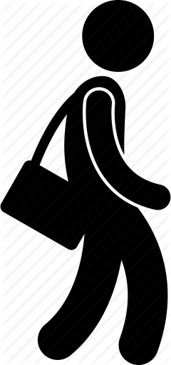 240x512 Bag, College, Going, Man, School, Student, Walking Icon