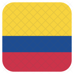 256x256 Colombia Flag Icon Of Flat Style