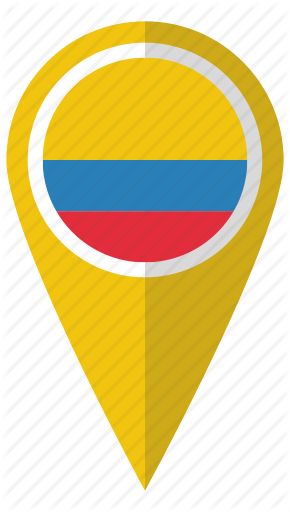 290x512 Colombia, Flag, Map, Pn