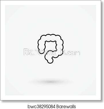 362x382 Vector Colon Simple Icon, Art Print Barewalls Posters Prints
