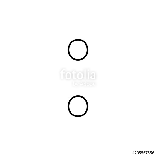 500x500 Colon Icon Element Of Simple Icon Thin Line Icon For Website