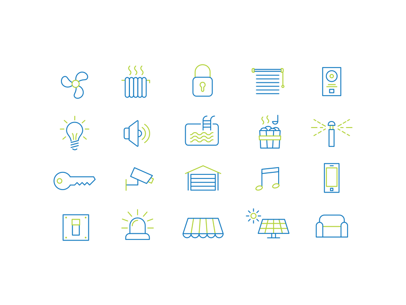 800x600 Two Color Icon Set