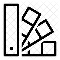 256x256 Color Palette Icon Of Line Style